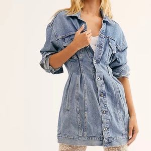LEVI’S Made & Crafted Denim Trucker Dress NEW